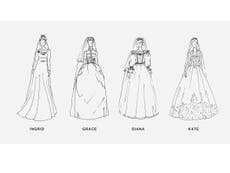 This is what 100 years of Royal wedding dresses look like