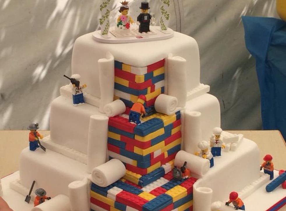 A London baker has been forced to make a public appeal for people to stop contacting him  after making a cake out of edible Lego bricks.