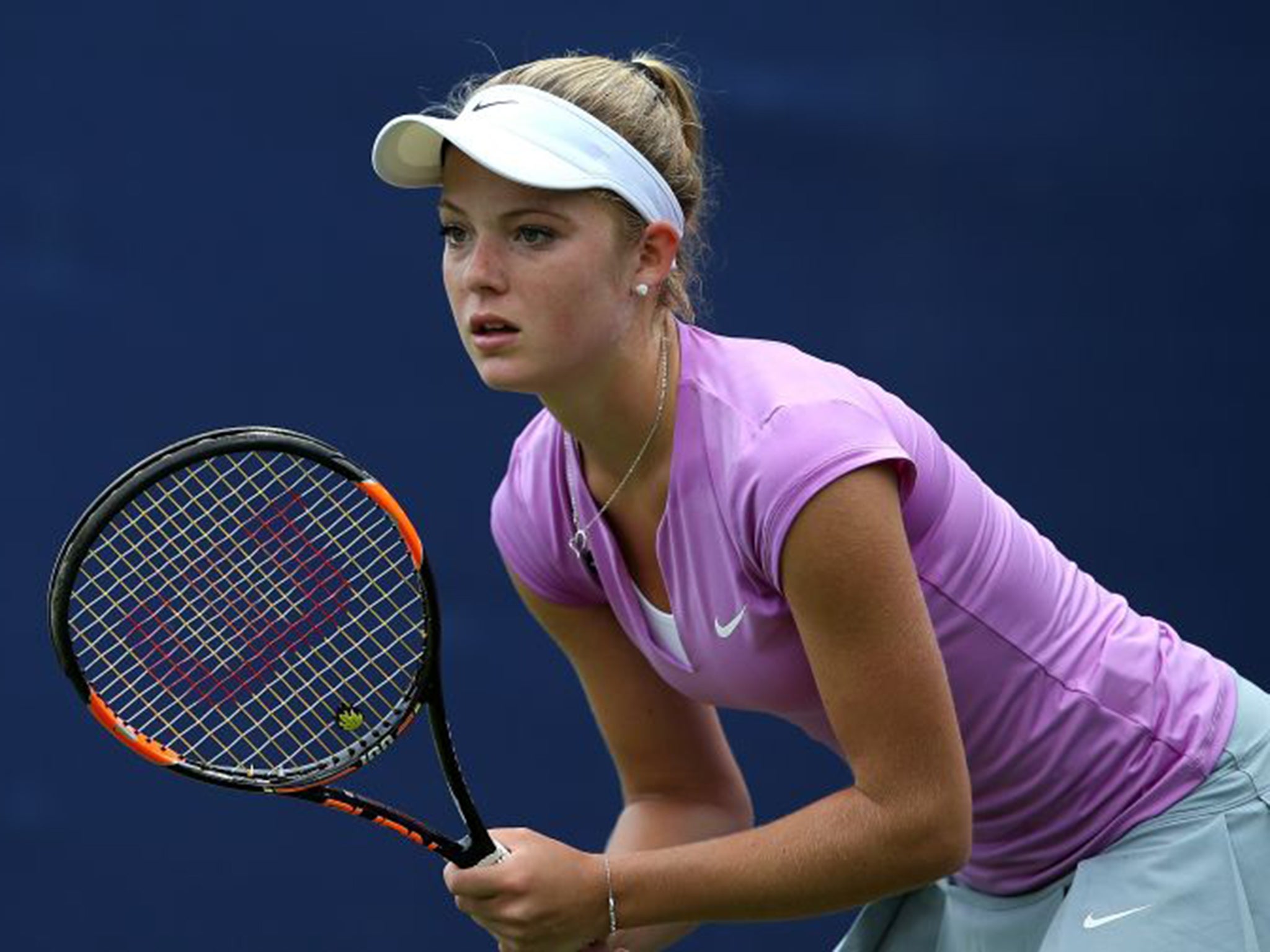 Aegon Classic 2015 Katie Swan fails to take off on her tour debut