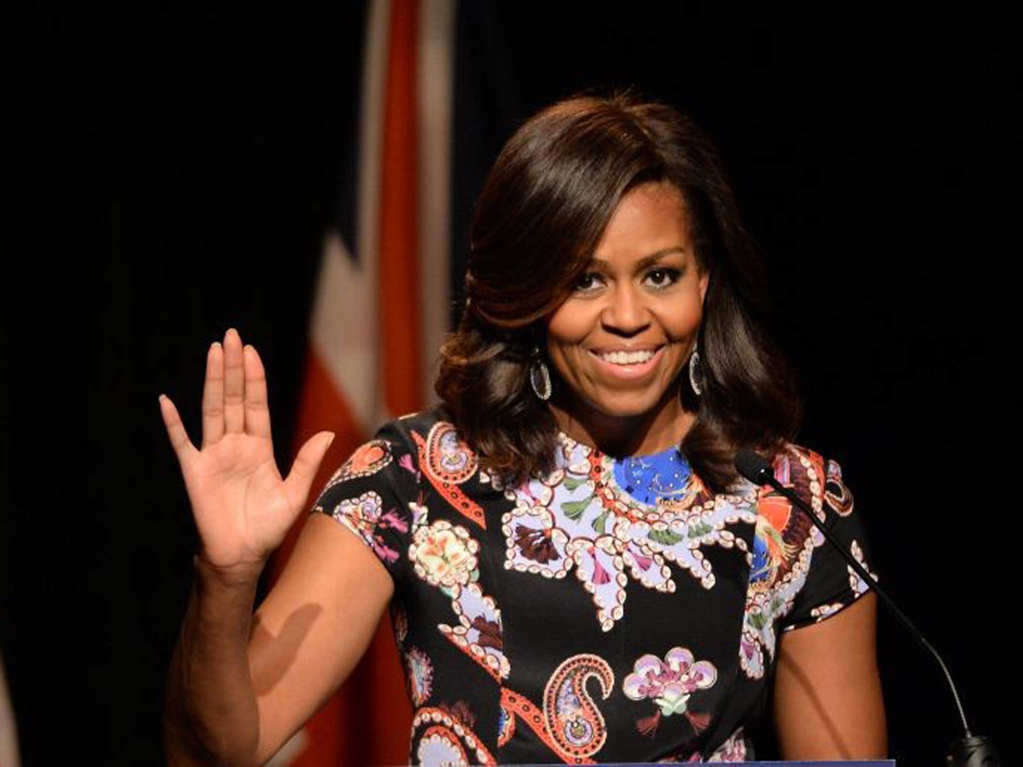 Michelle Obama is currently visiting the UK