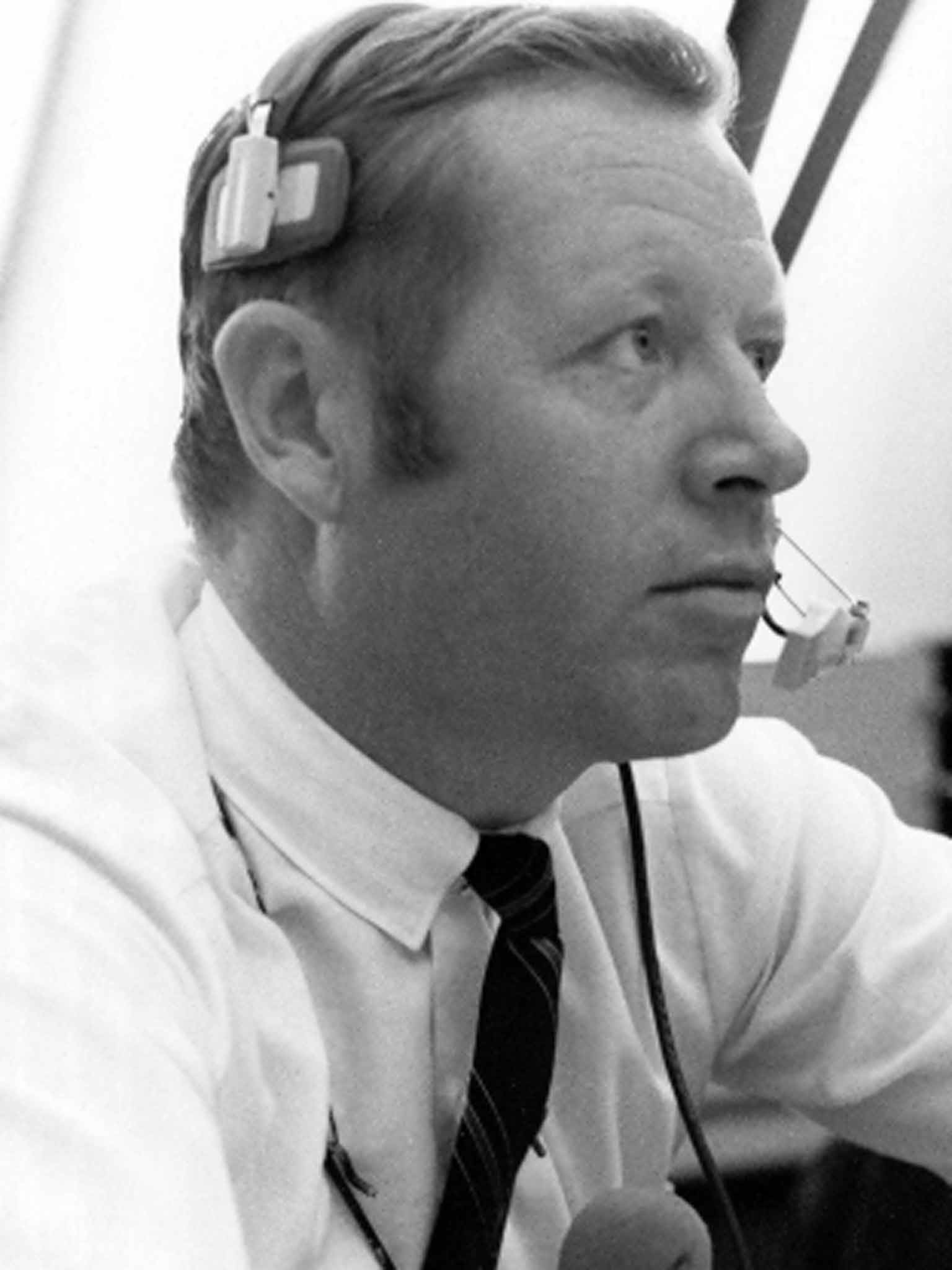 King in 1969: his later efforts resulted in the first live coverage of a Russian rocket