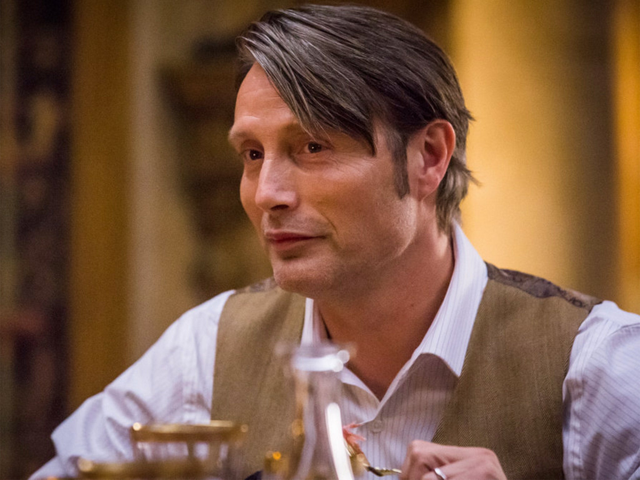 Come dine with me: Mads Mikkelsen as Hannibal in the series 3 opener