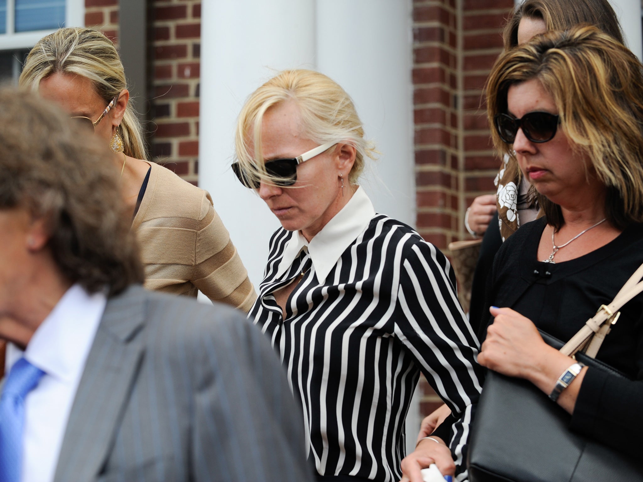 Molly Shattuck leaves the Sussex County Courthouse, Delaware
