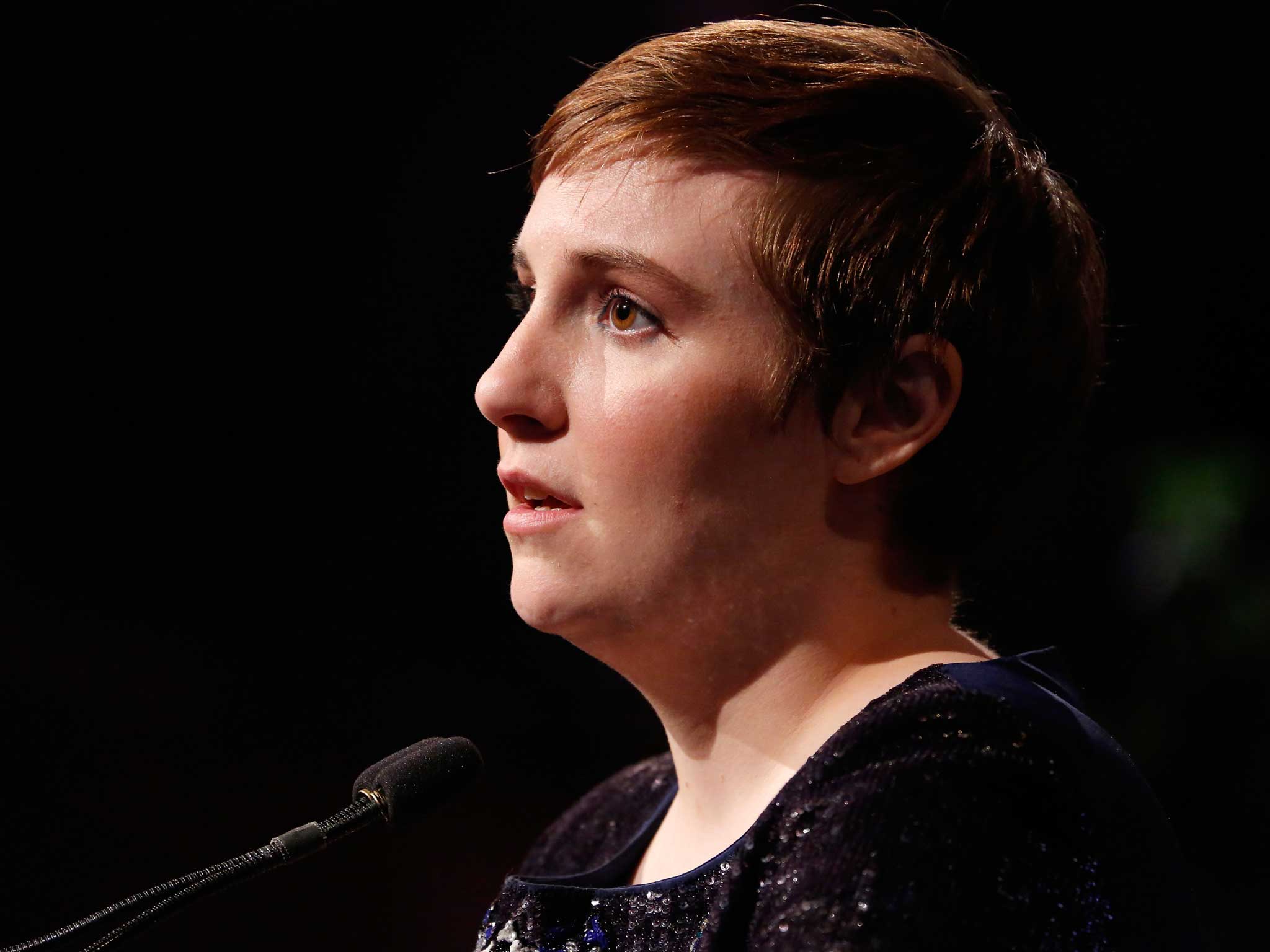 Dunham speaking at Variety's Power of Women conference