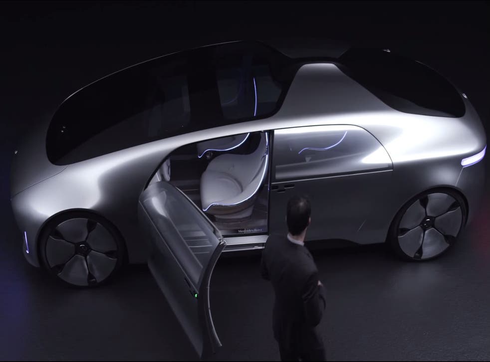 Mercedes' concept F 015 luxury self-driving car