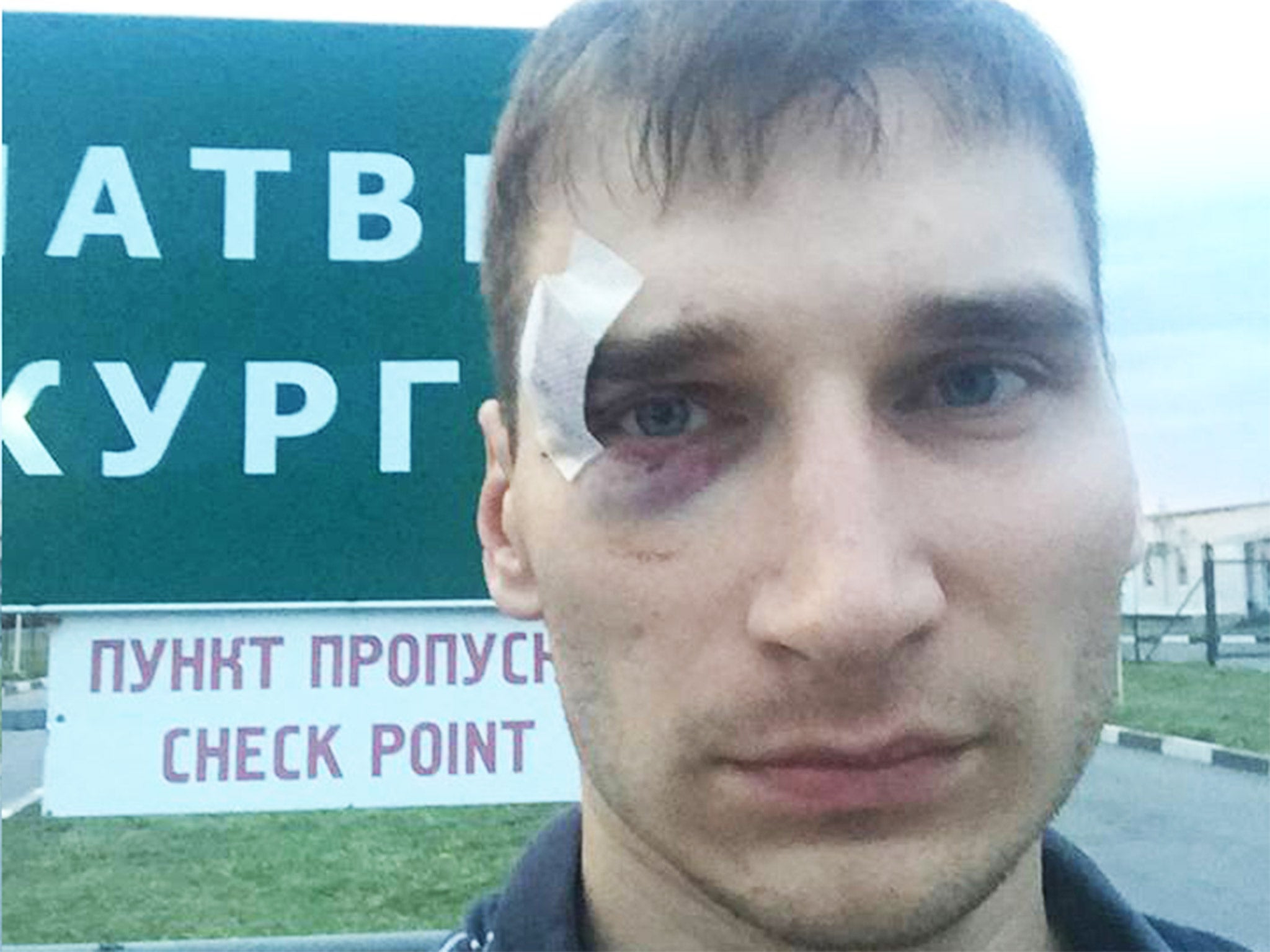 Pavel Kanygin was arrested and and beaten by separatist authorities