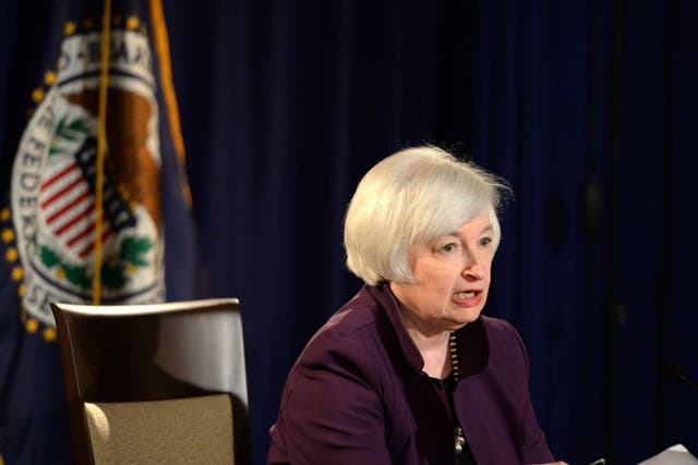 Janet Yellen, chair of the US central bank.