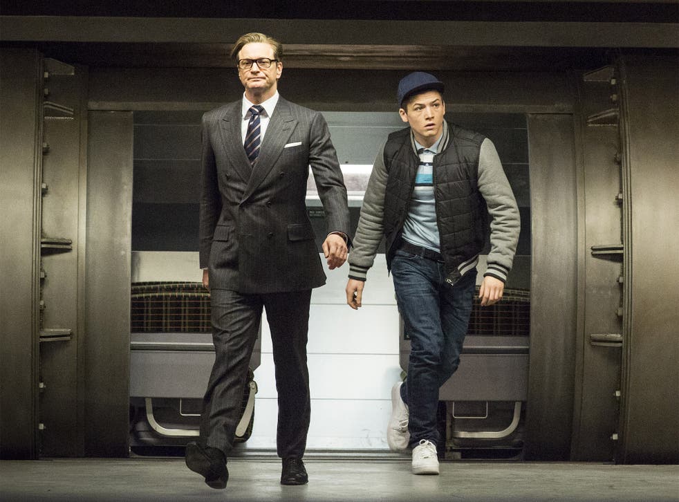Colin Firth and Taron Egerton in popular first movie Kingsman: The Secret Service
