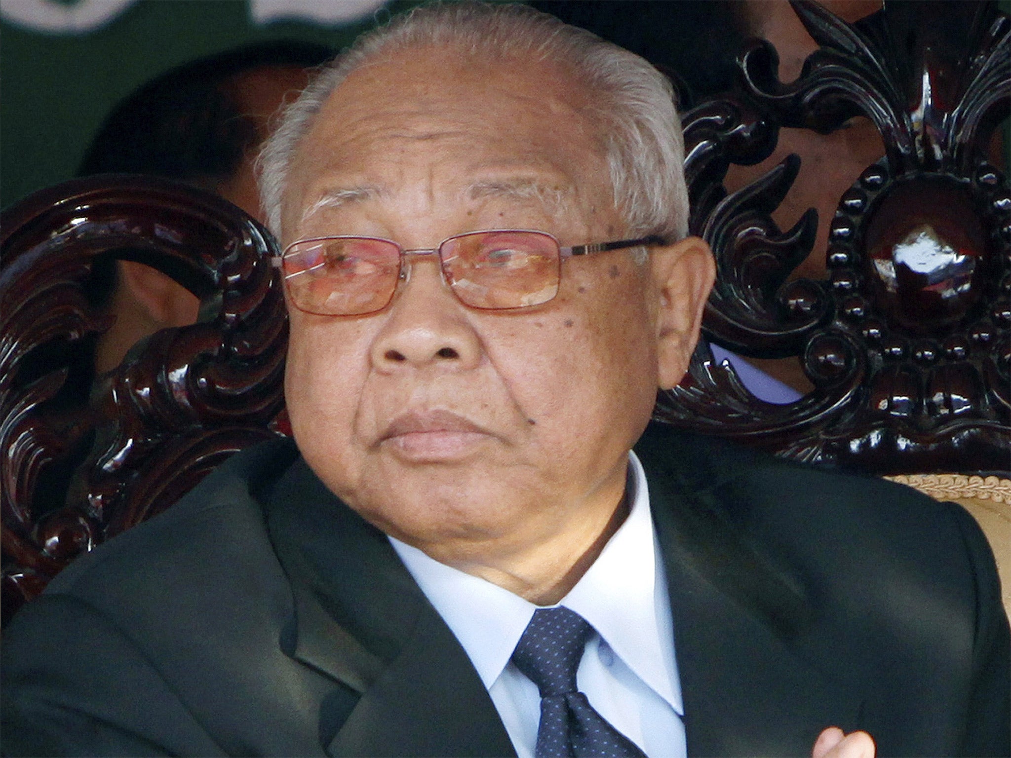Chea Sim in 2010; he was both ally and rival of Hun Sen, and in recent years his power had been negligible