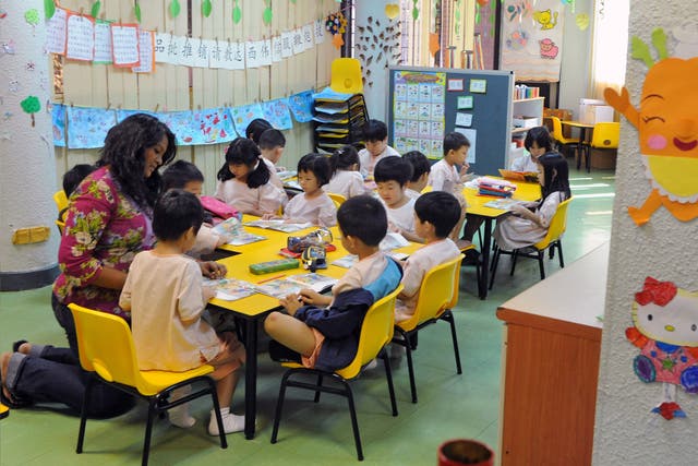 Singaporean schools do not separate pupils into different ability groups