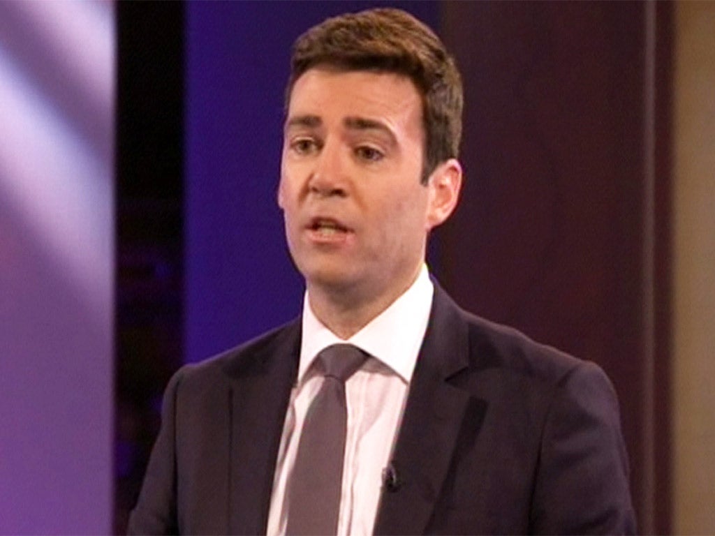 Andy Burnham performed a skilful balancing act - defending his party's past achievments while promising to avoid repeating mistakes