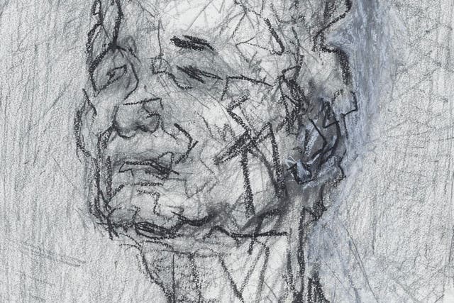 Troubled: how much of Auerbach's childhood trauma is sublimated into works like Self-Portrait II (2013)?