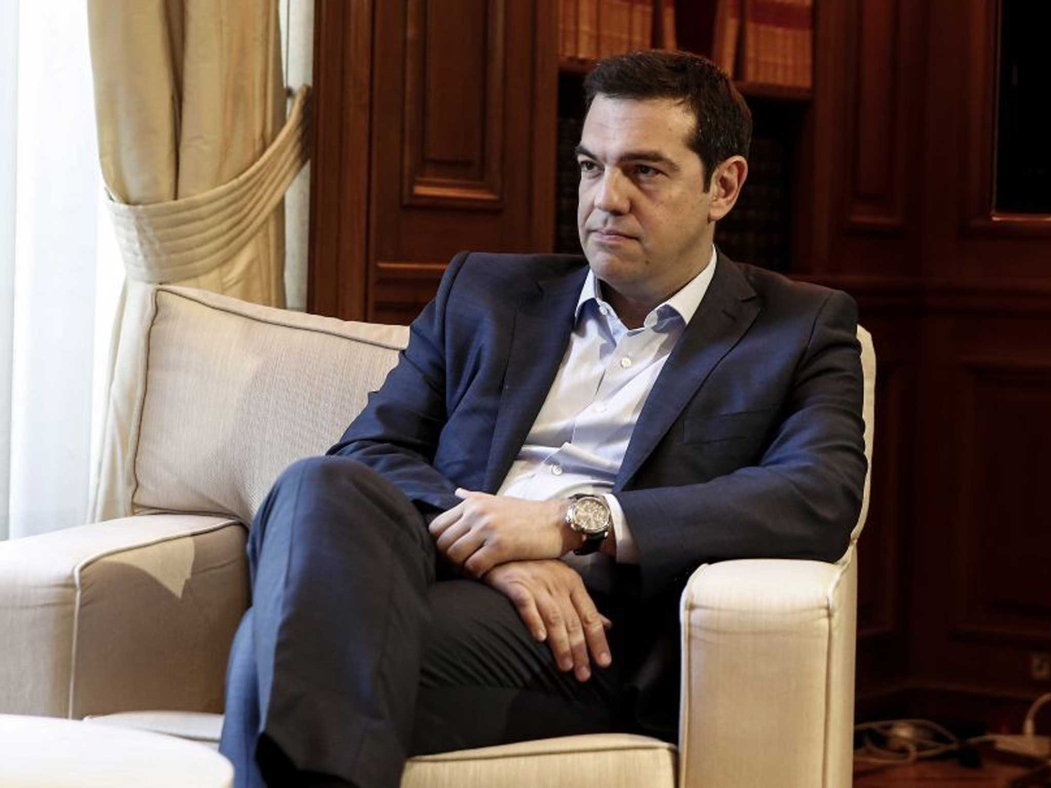 Greek PM Tsipras is not having a good time at the moment