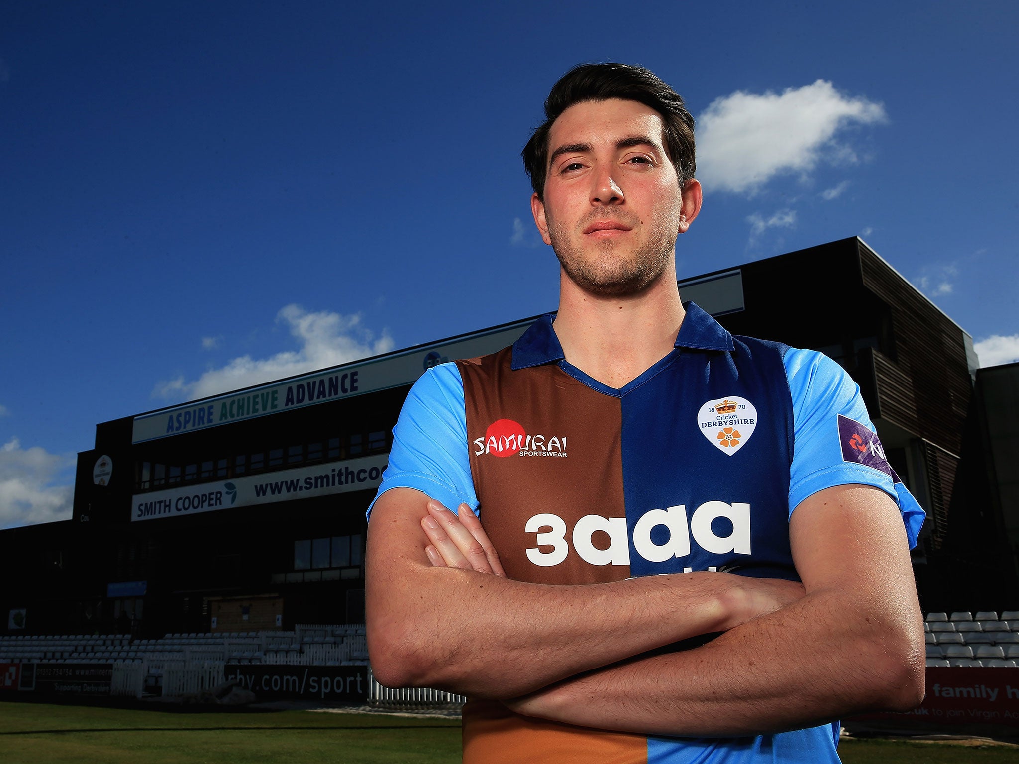 Derbyshire's Mark Footitt has been called up to England's Ashes training squad