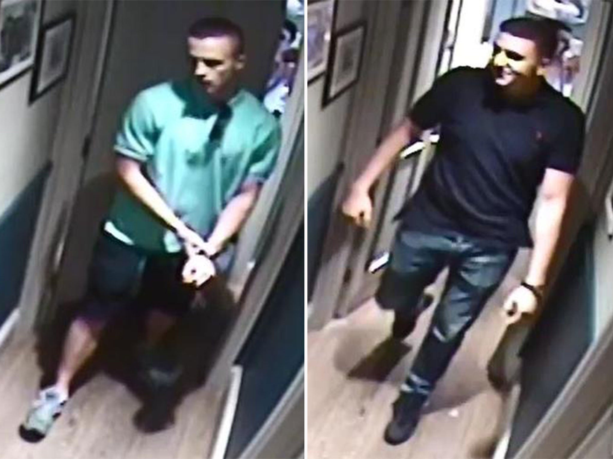 Police have released CCTV of two men they wish to speak to