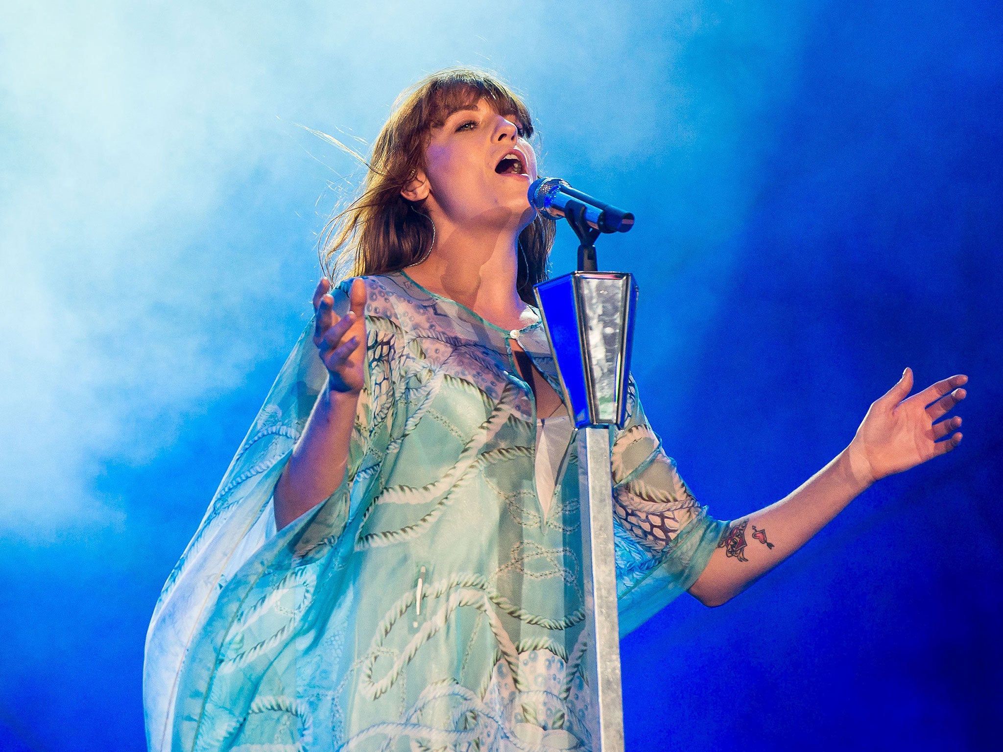 Florence Welch of Florence + The Machine will headline Glastonbury Festival for the first time