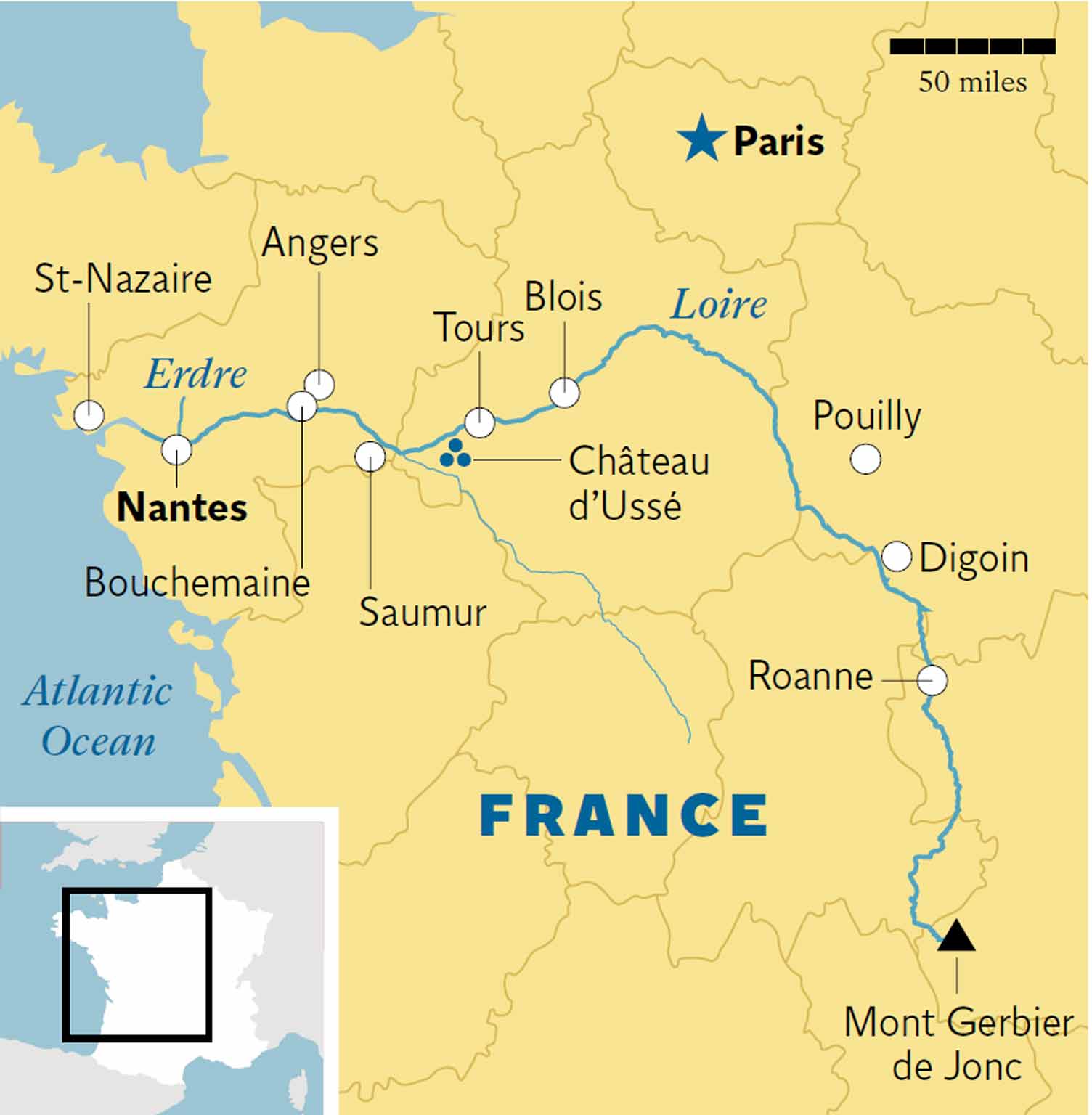 Loire Map 