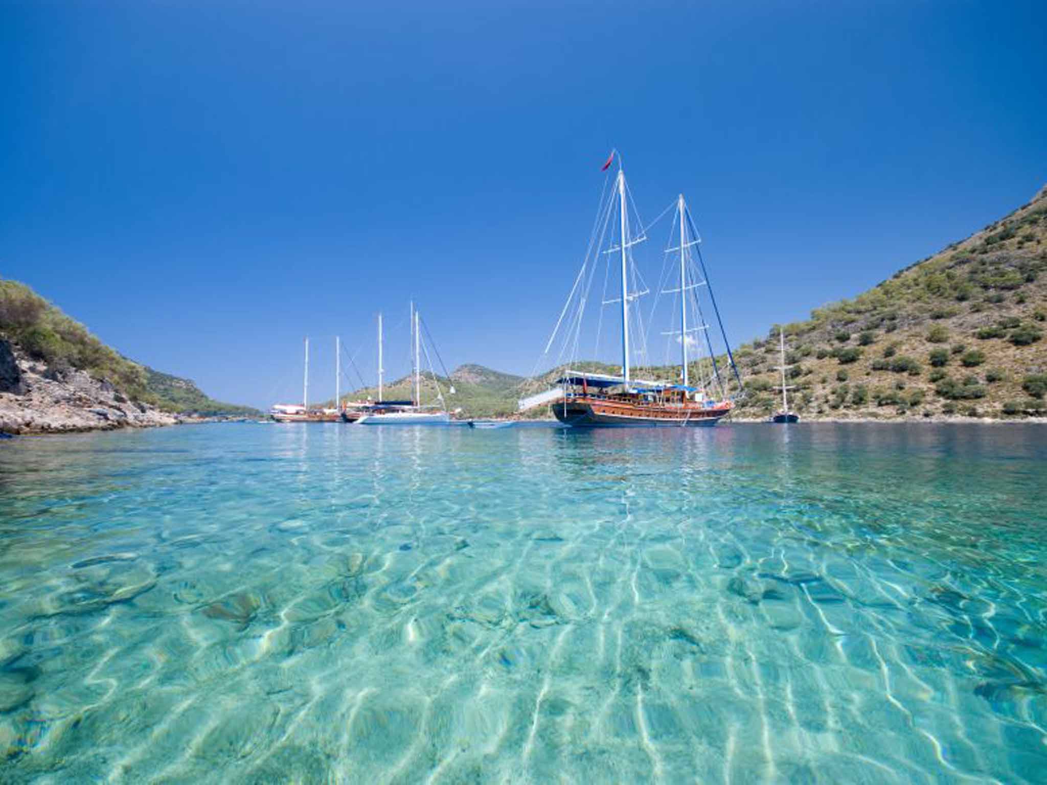 Park and glide: gulets are the traditional way to explore Turkey's shoreline