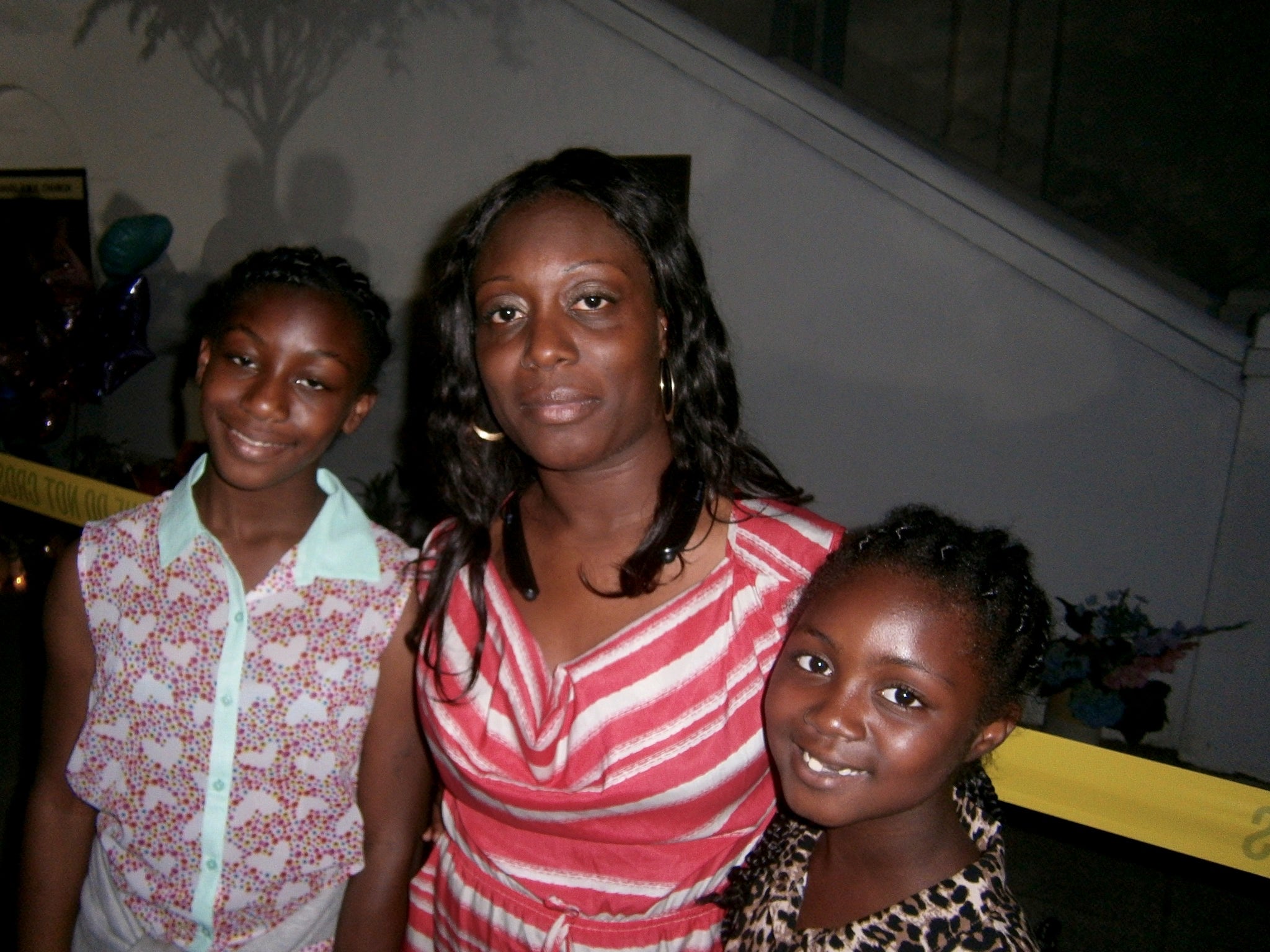 Octavia Ancrum and her daughters