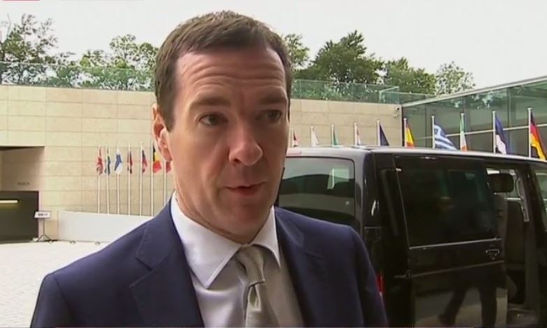 George Osborne warns of the effects of a Grexit to the UK economy as he arrives in Luxembourg for talks with EU finance ministers