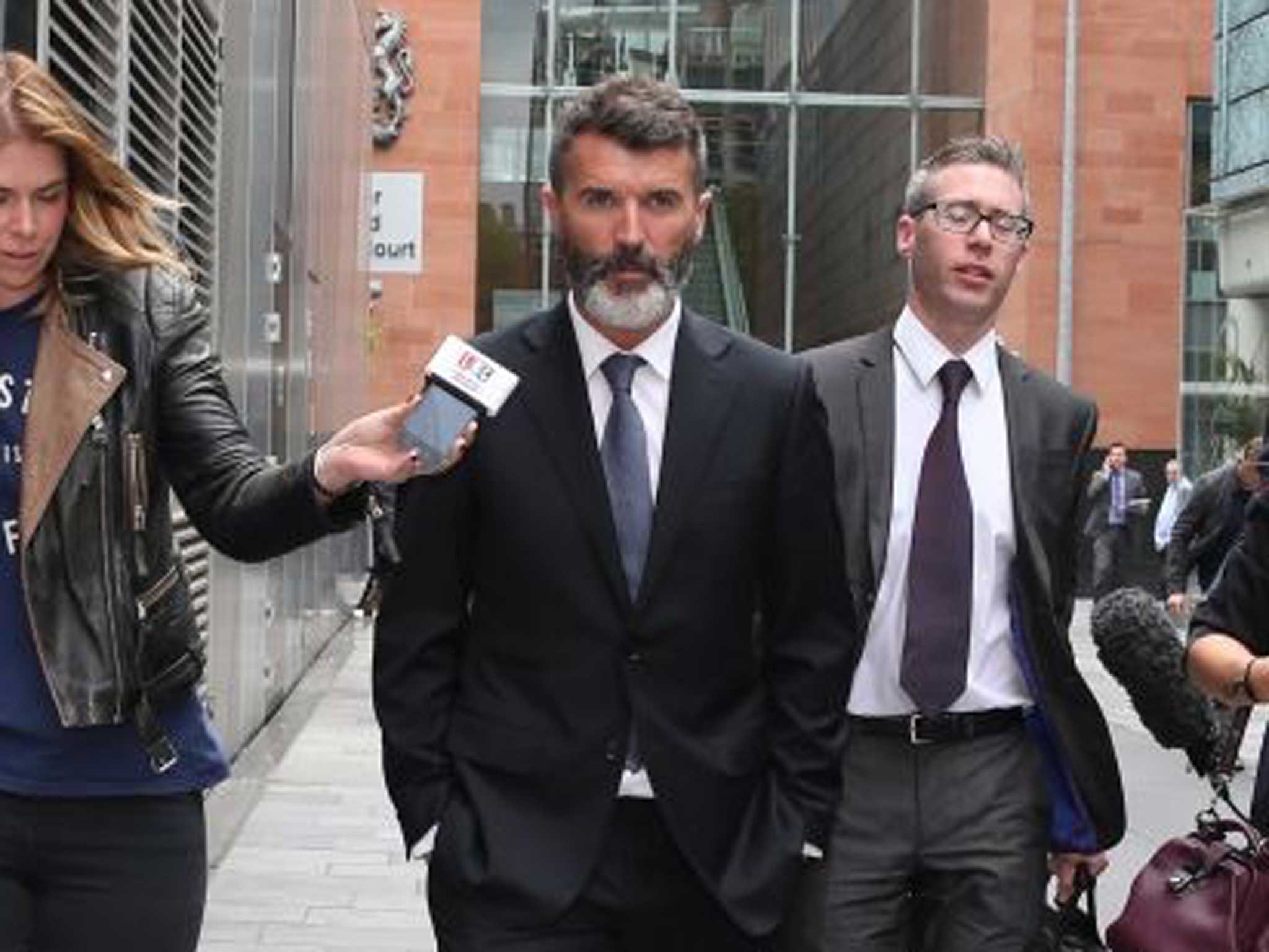 Keane leaves court