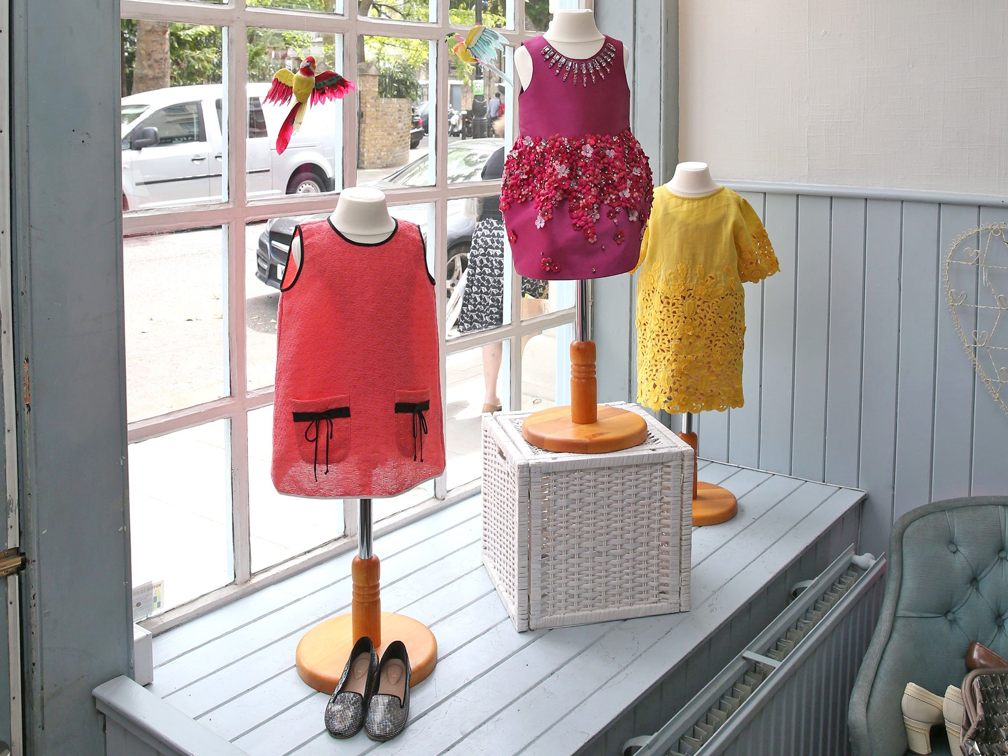 Harper Beckham's bright outfits available for sale at Mary’s Living & Giving Shop in aid of Save The Children