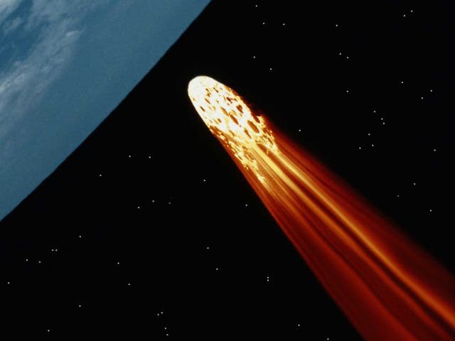 The asteroid or comet is around 400 metres wide (stock image)