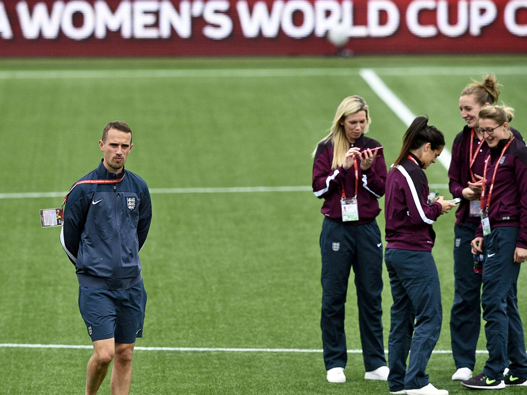 Mark Sampson has quickly won the faith of his squad and wants the players to “lead the team”