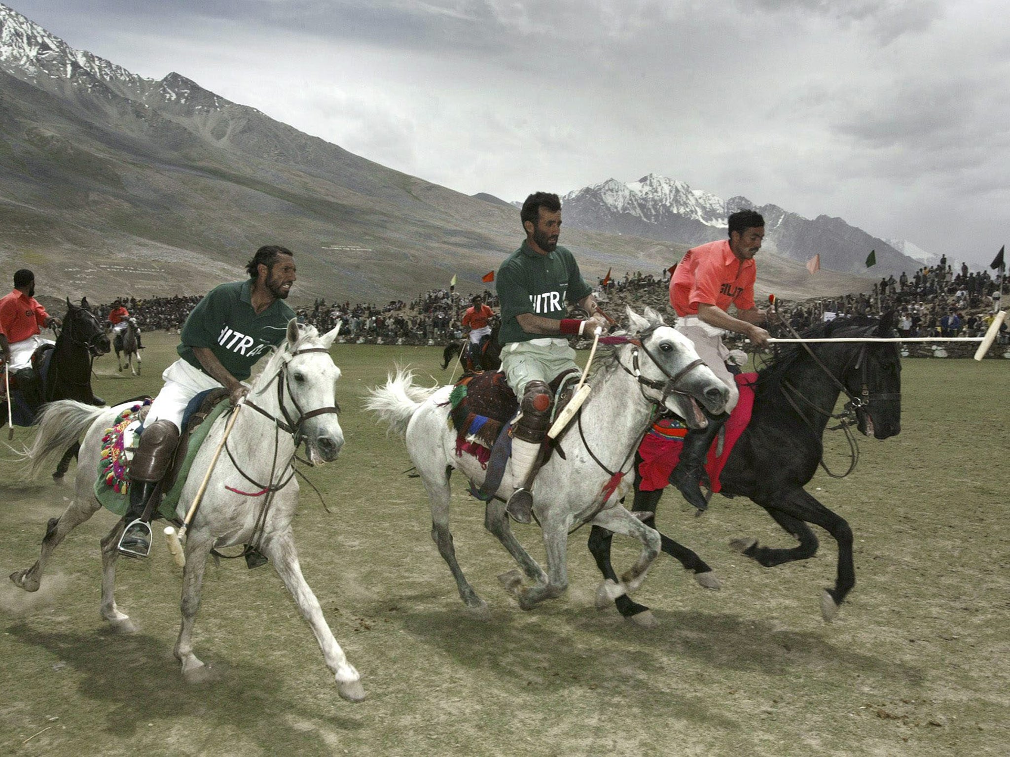 A polo match takes place in Chitral