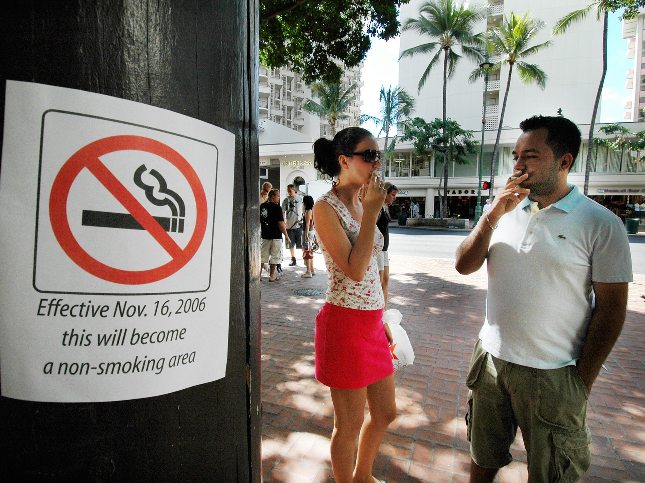 Campaigners say almost all adult smokers in Hawaii started in their teens