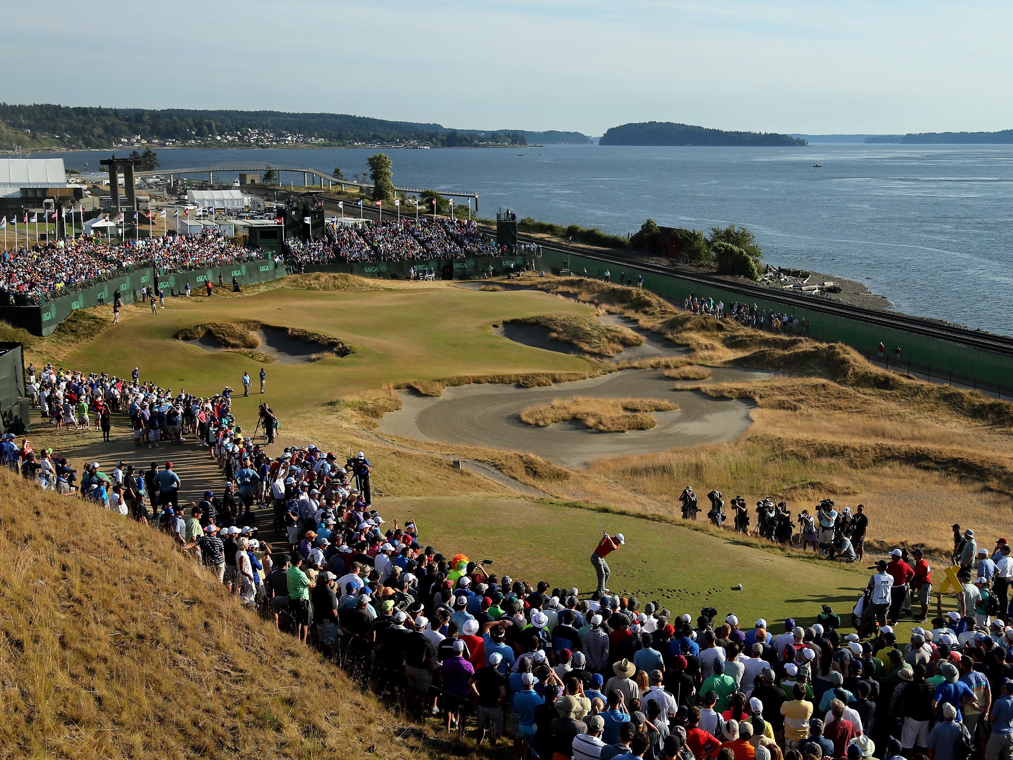 A view of the Chambers Bay course