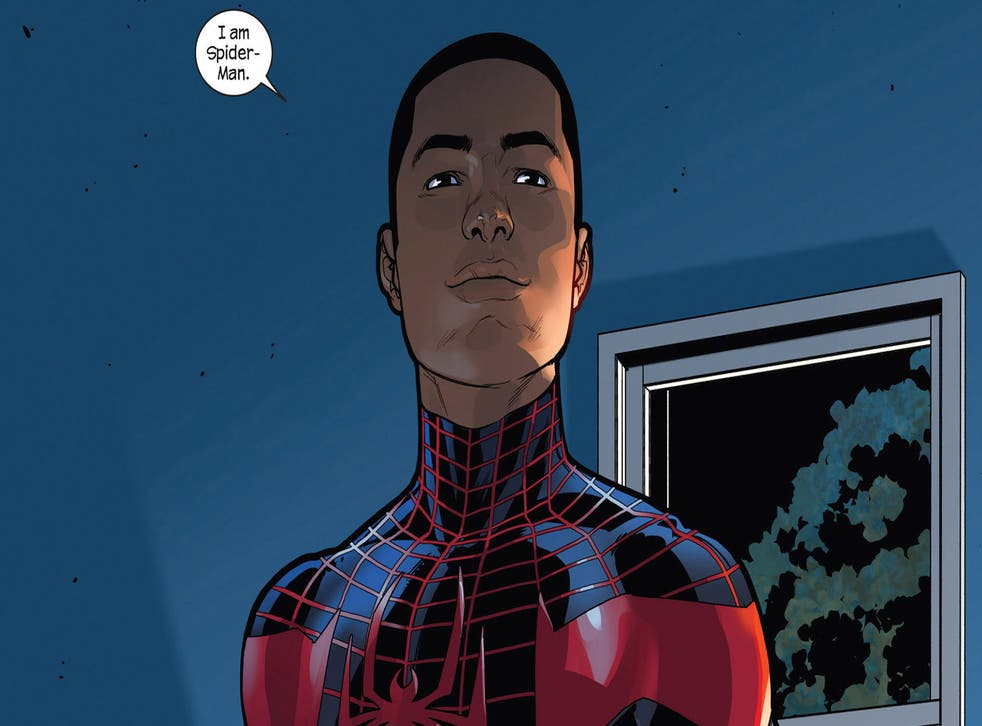 Miles Morales as Spider-Man in the comic books