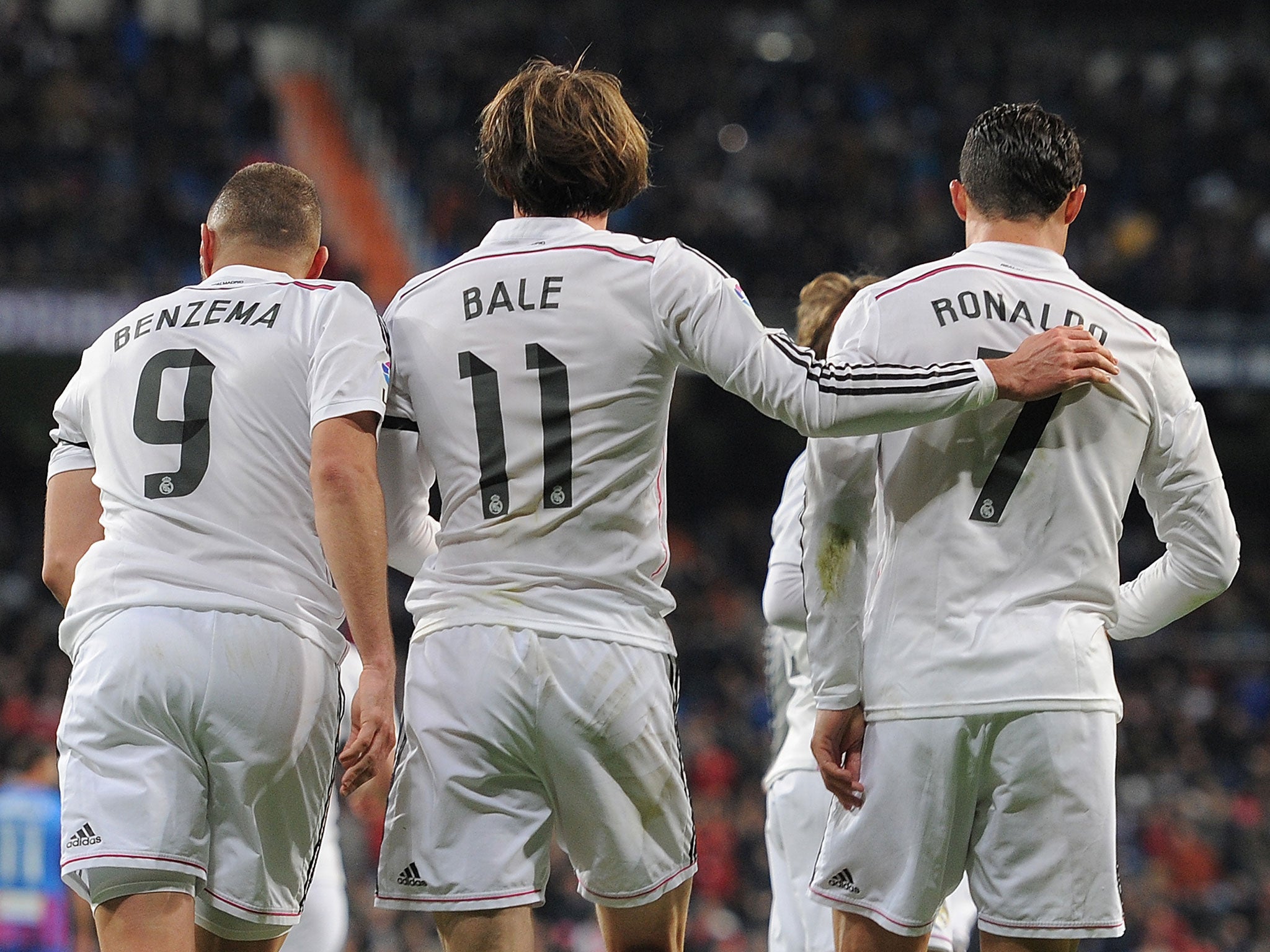 Karim Benzema, Gareth Bale and Cristiano Ronaldo