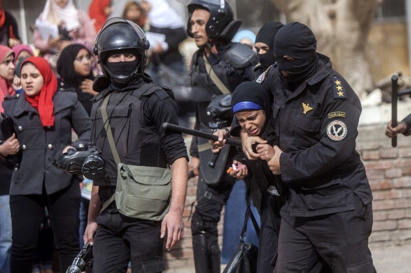 Egyptian authorities have been detaining students who support the Muslim Brotherhood - a group the government has branded as being a 'terrorist group'