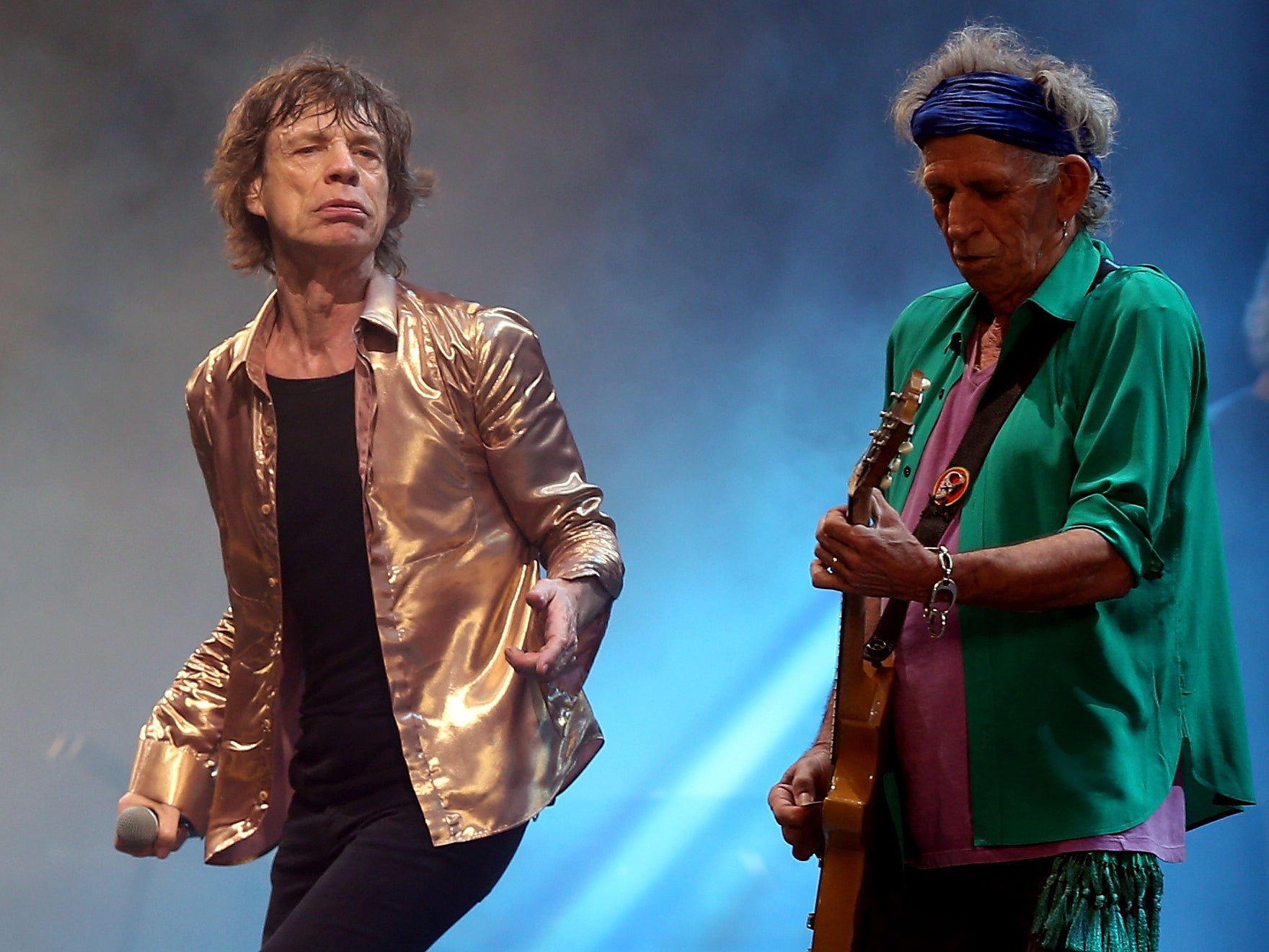 The Rolling Stones perform at Glastonbury in 2013