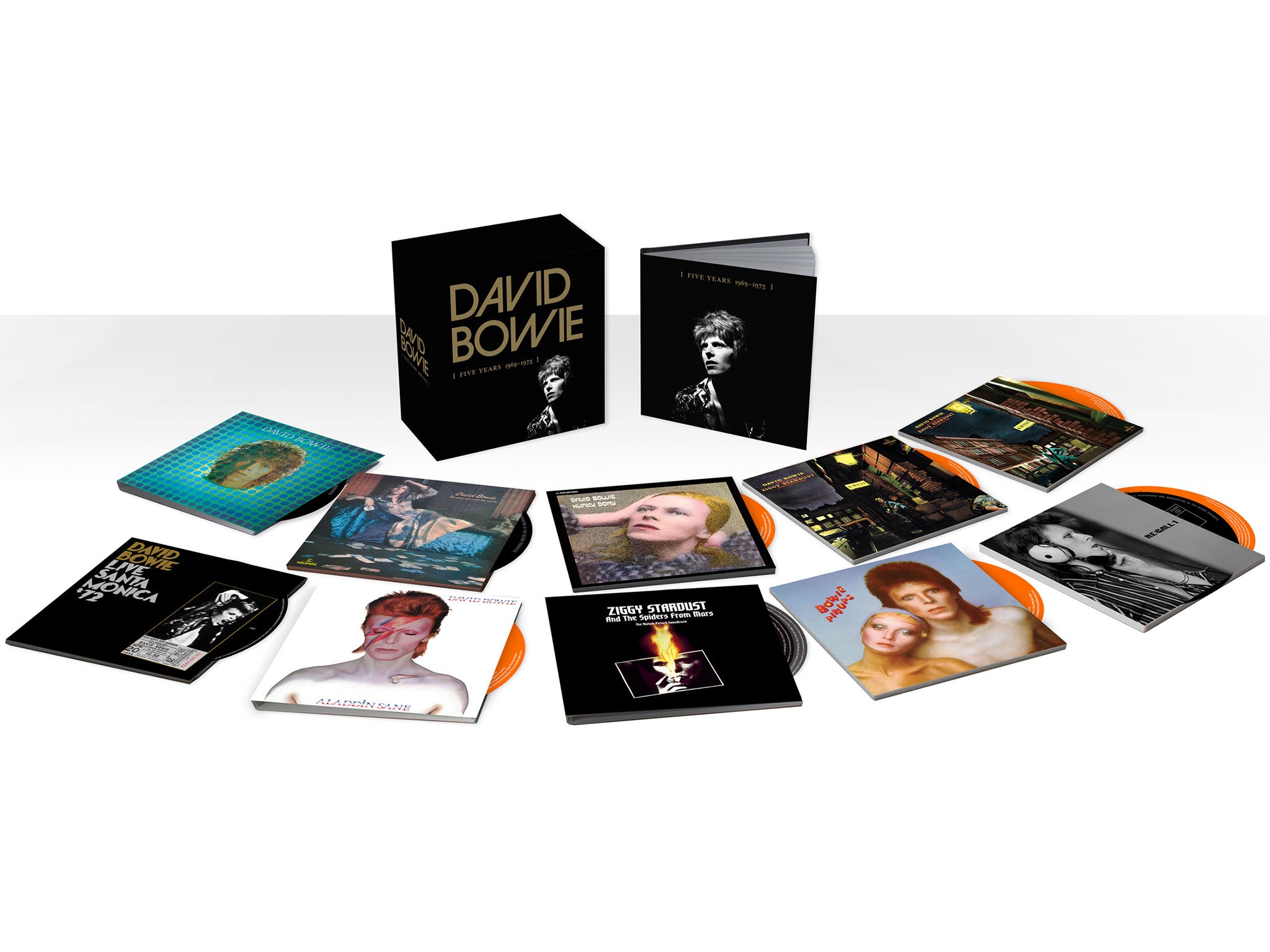David Bowie's Five Years 1969-1973 comes in CD, vinyl and digital format