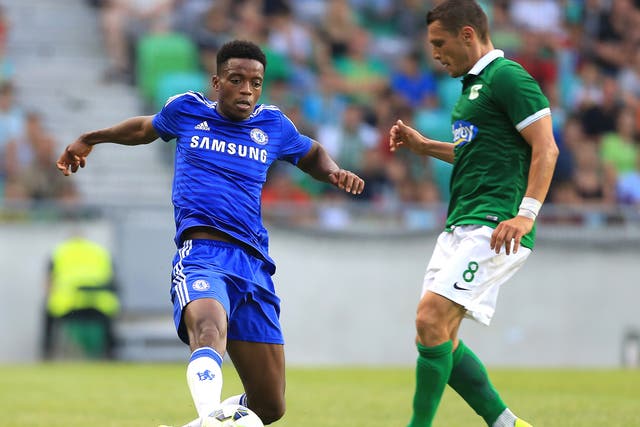 Nathaniel Chalobah in action during pre-season, in which he impressed Antonio Conte