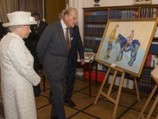 Queen left perplexed by painting from German President