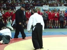 Seagal insists video of him flooring two opponents is legitimate
