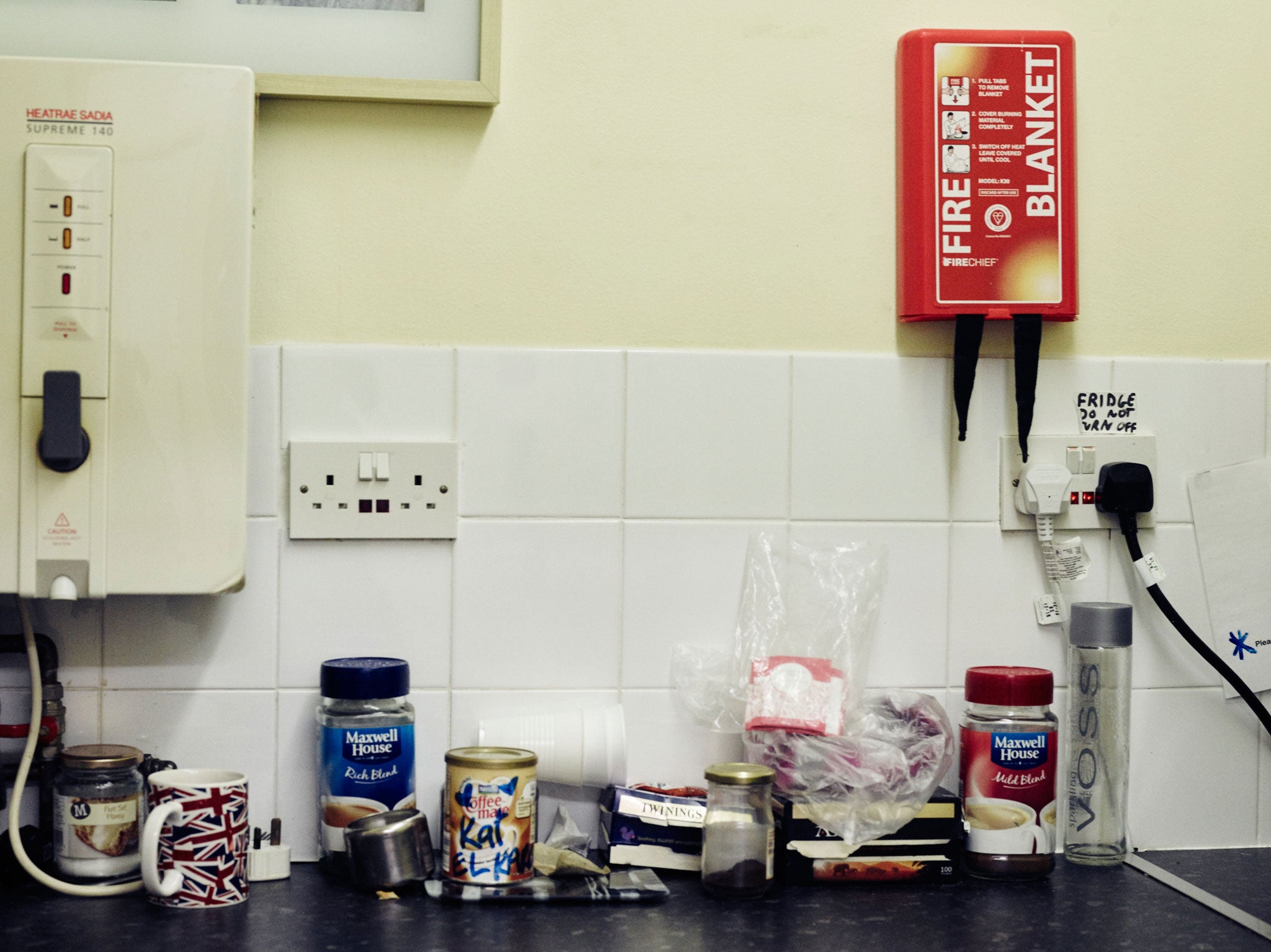 The office on the delivery suite is usually laden with snacks