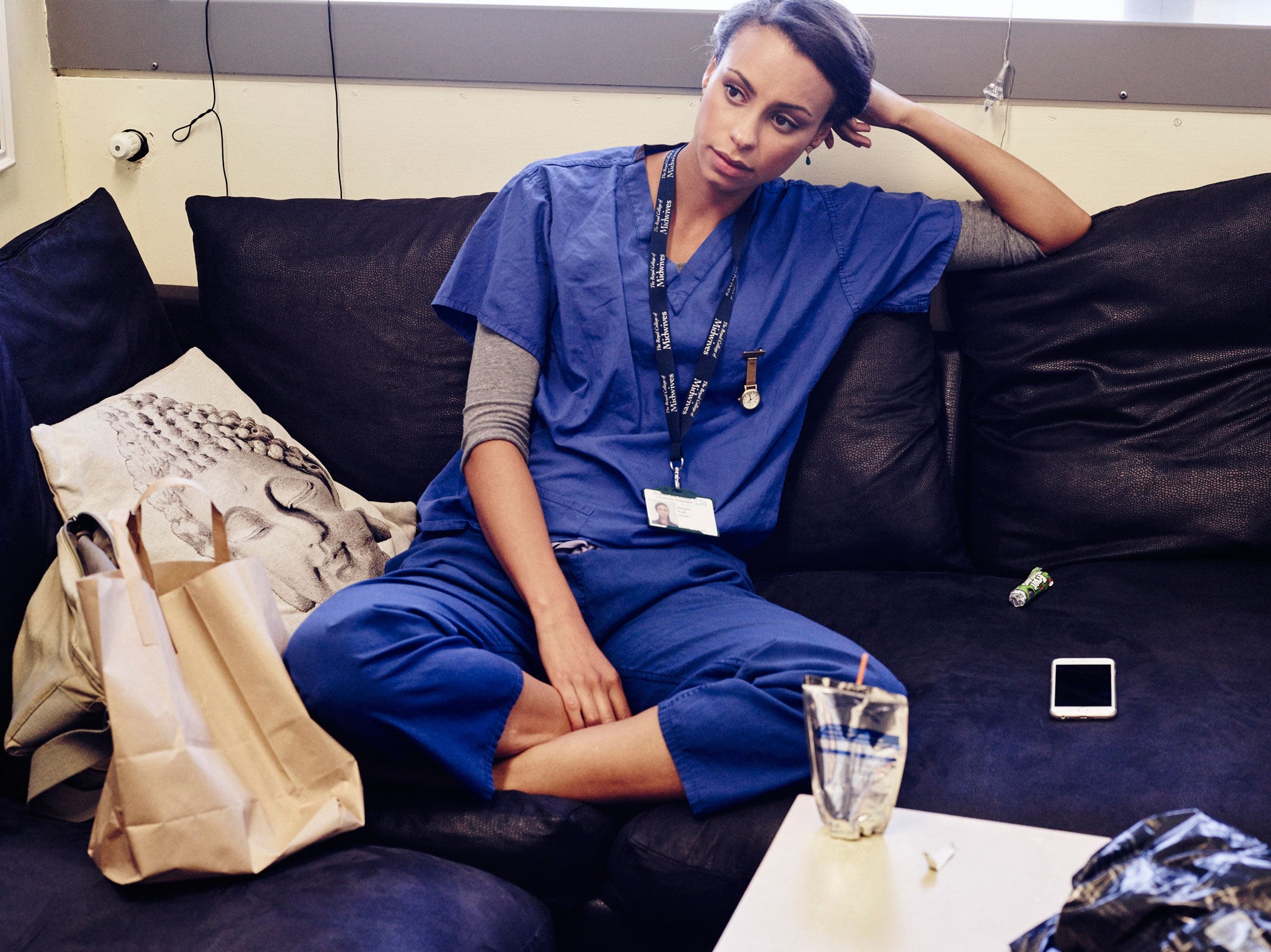 Snack and deliver: Midwives on a night shift at the Royal Sussex Hospital, Brighton