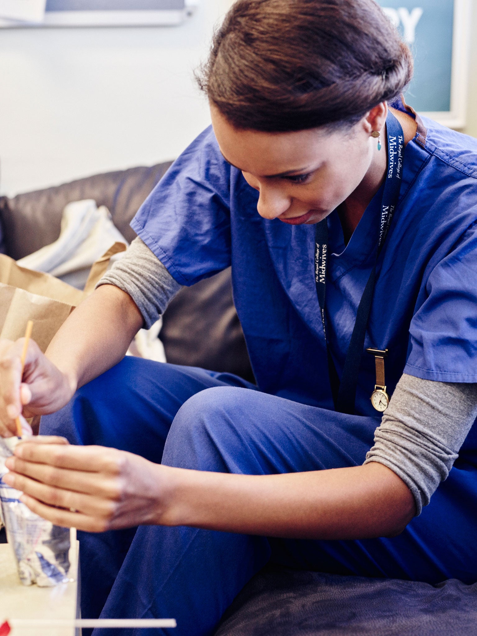 The midwives at The Royal Sussex face a predicament: what do you eat to keep going through the small hours?