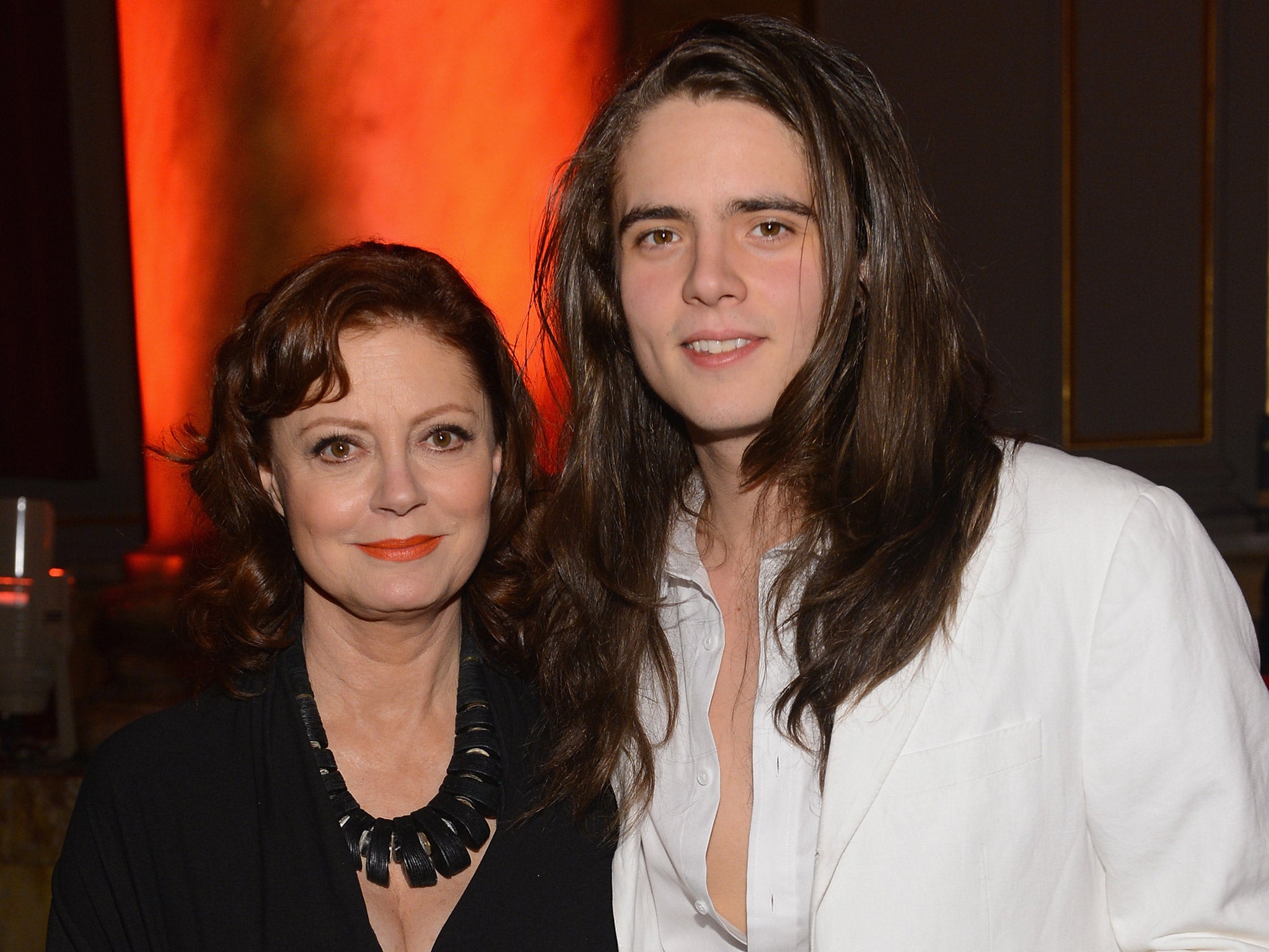 Miles Robbins and Susan Sarandon