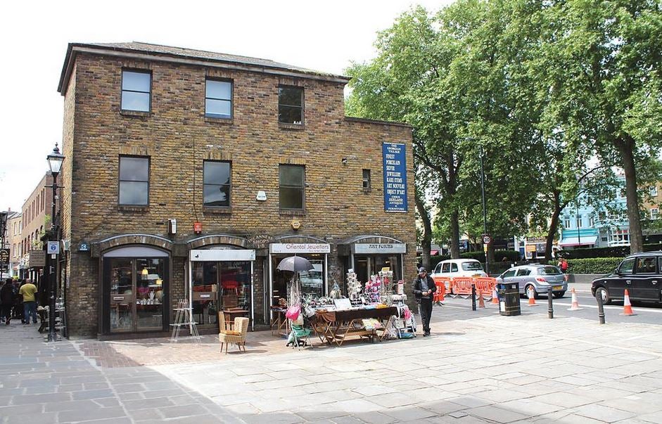 An area of pavement in North London sold for £125,000
