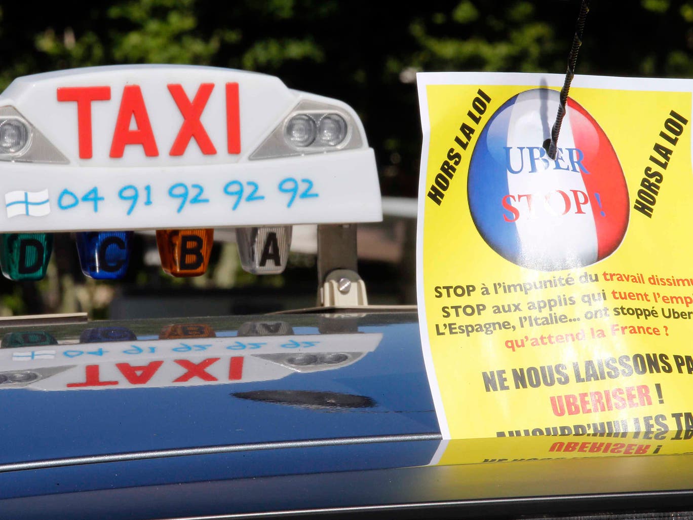 A leaflet which reads 