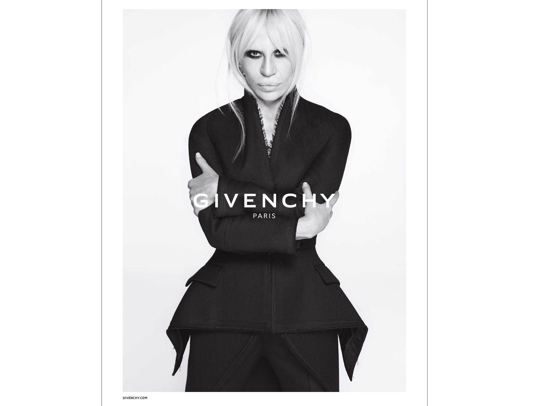 Givenchy campaign ad revealed starring rival designer Donatella Versace The Independent The Independent image
