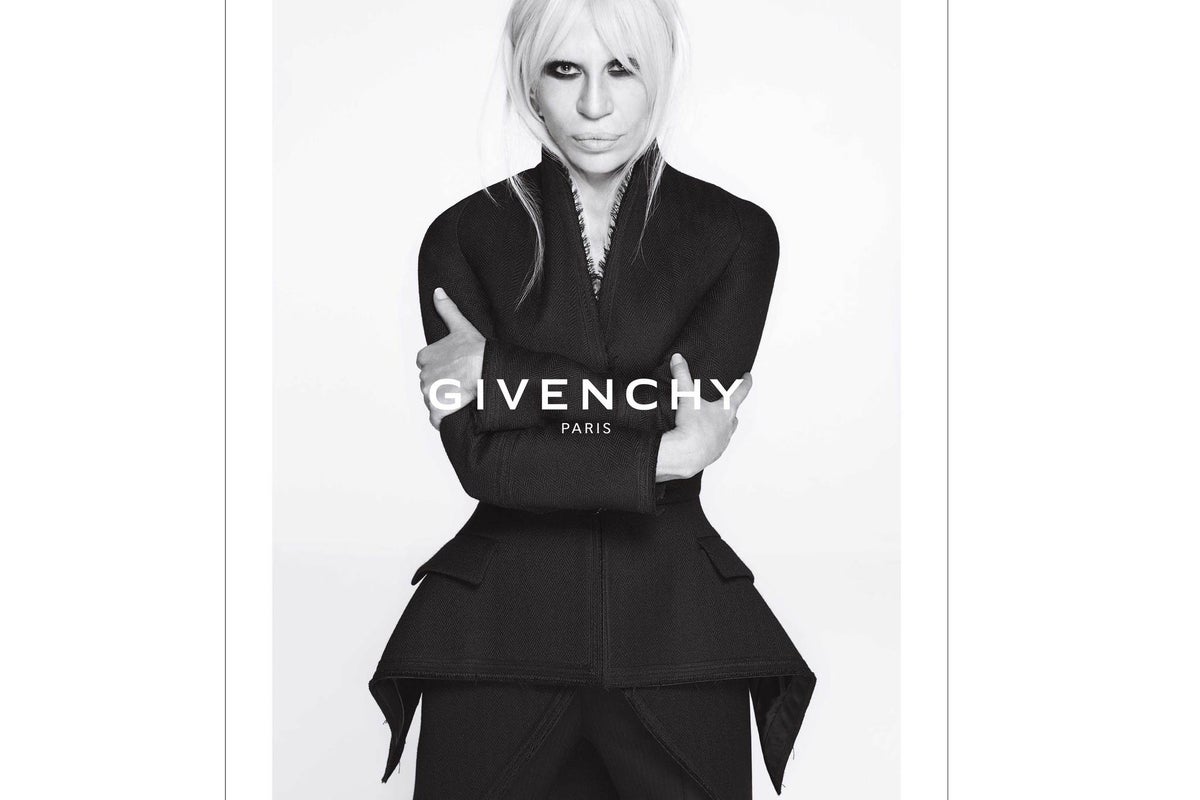 Givenchy campaign ad revealed starring rival designer Donatella Versace ...