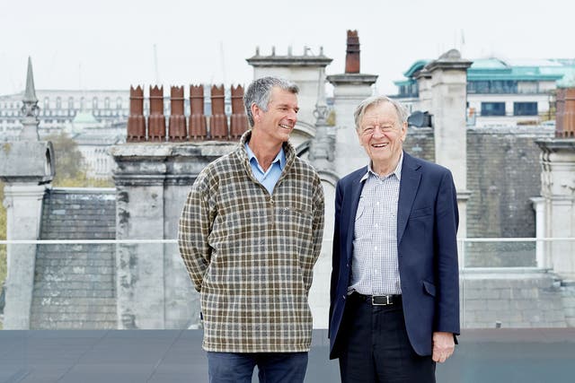 Lord Alfred Dubs (right) says: 'He told me about a centre he'd set up, which impressed me: any outsider can go to a country and support a project – but not many people actually set a place up.'