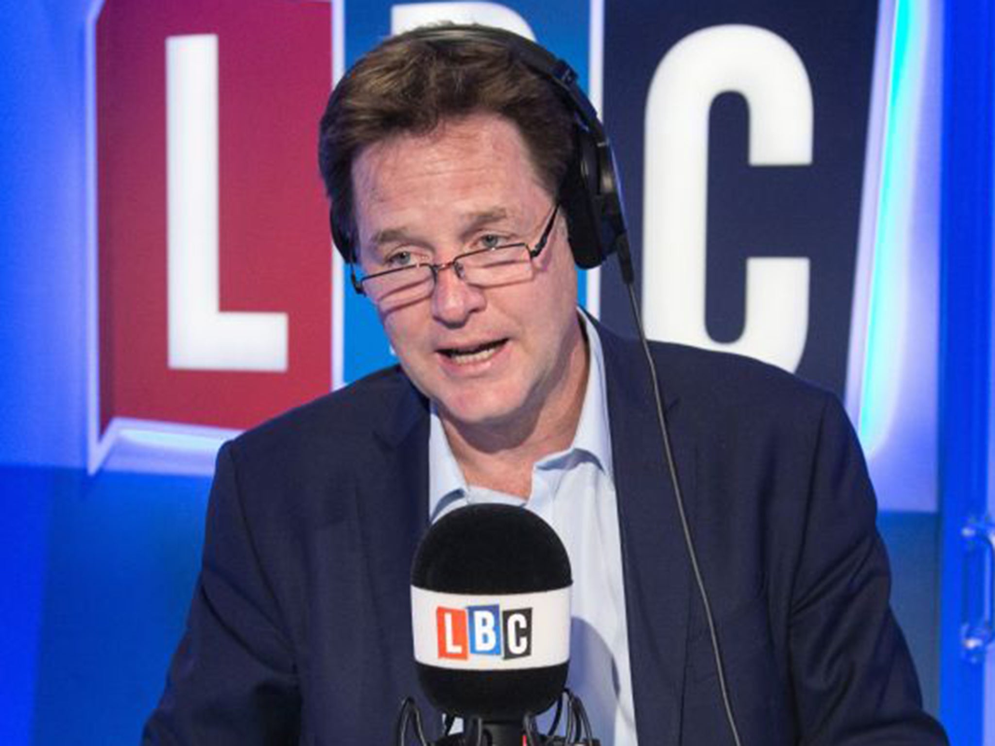 Nick Clegg extended and received forgiveness on LBC on Thursday