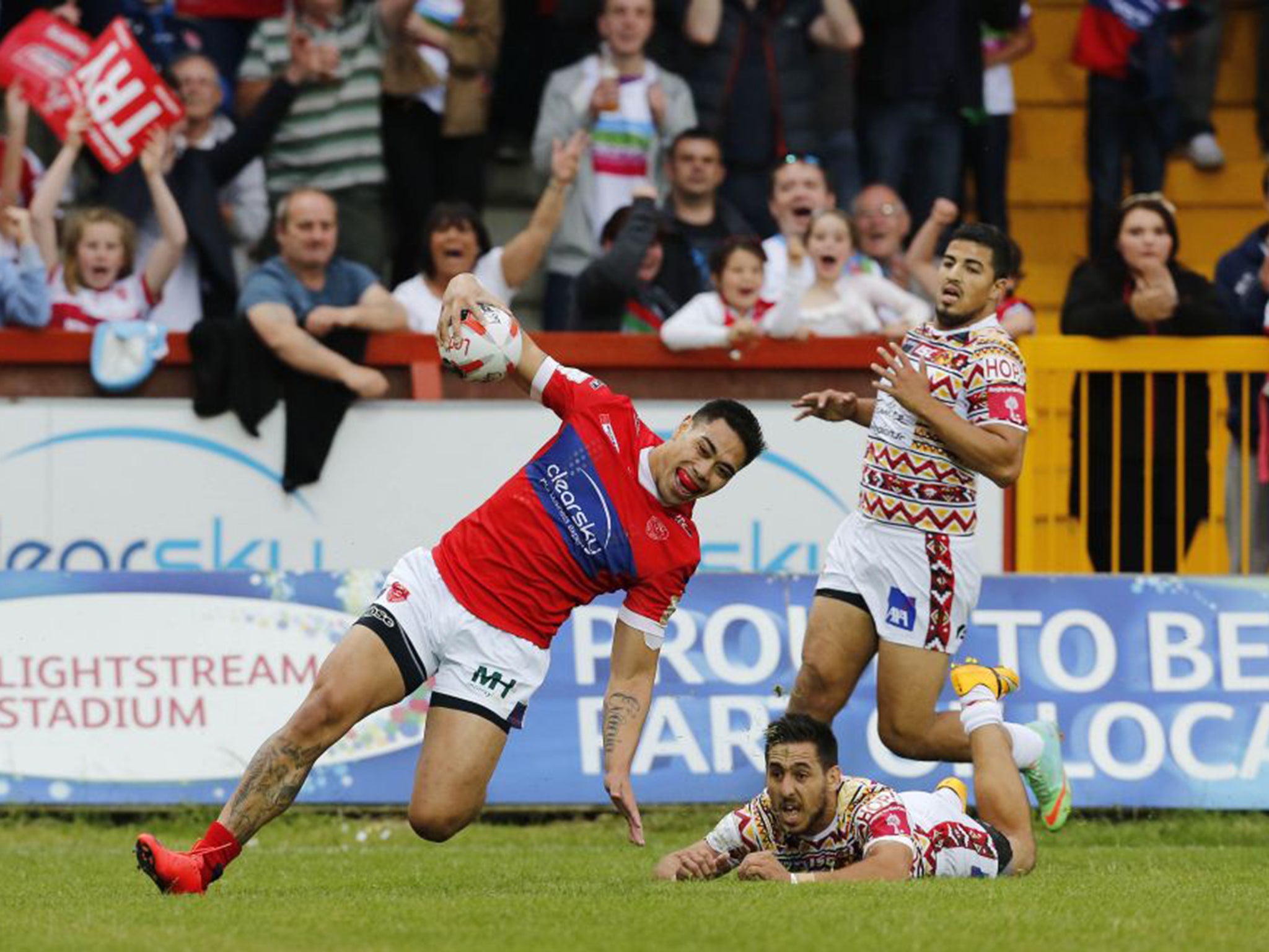Ken Sio is now up to 17 tries for Hull KR this season after scoring twice last night